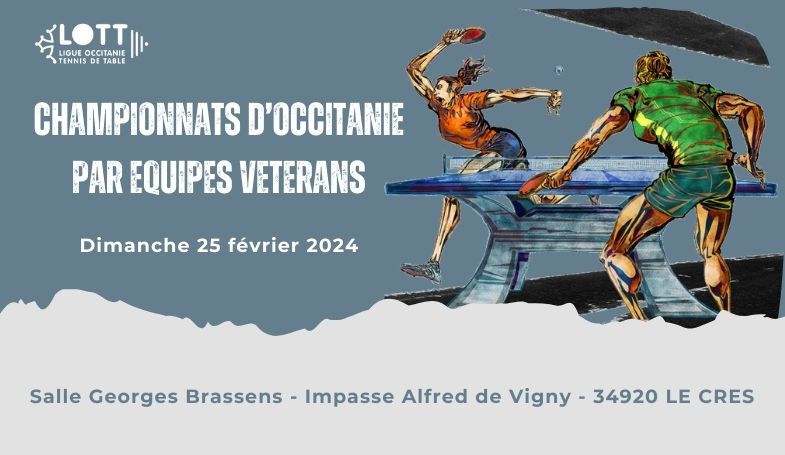 Championnats d’Occitanie par équipes Vétérans 2024