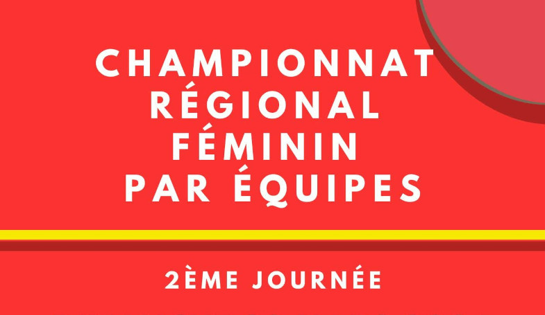 Engagements Chpt Féminin 2ème journée 2025/2026