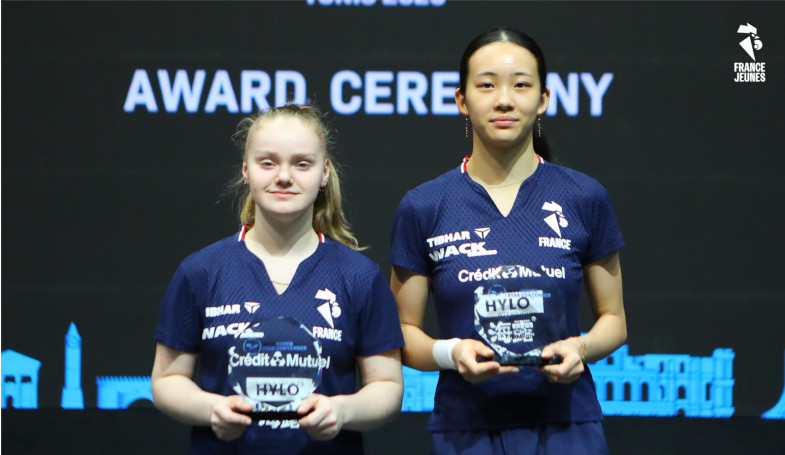Léana Hochard, titrée en double au WTT Youth Star de Tunis