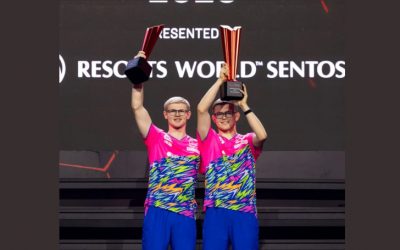 La paire Lebrun vainqueur du WTT Smash Singapour 2026
