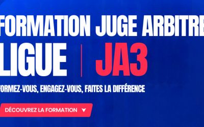 Formation Juge-Arbitre Epreuves Régionales 2027 (JA3)