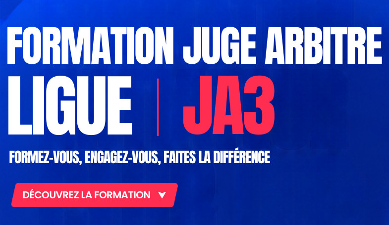 Formation Juge-Arbitre Epreuves Régionales 2027 (JA3)